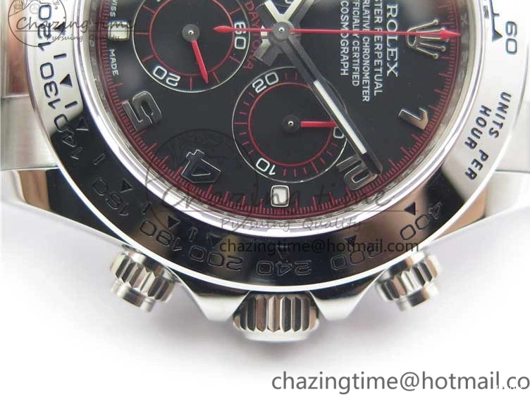 MiroTime 0116 Vibrant Daytona 116520 SS Noob 1:1 Best Edition Black Dial On SS Bracelet A 2987